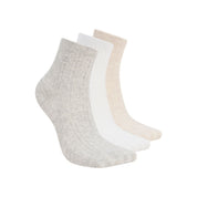 Skechers Women's Cable Knit Ankle Socks – 3-Pack — S601825
