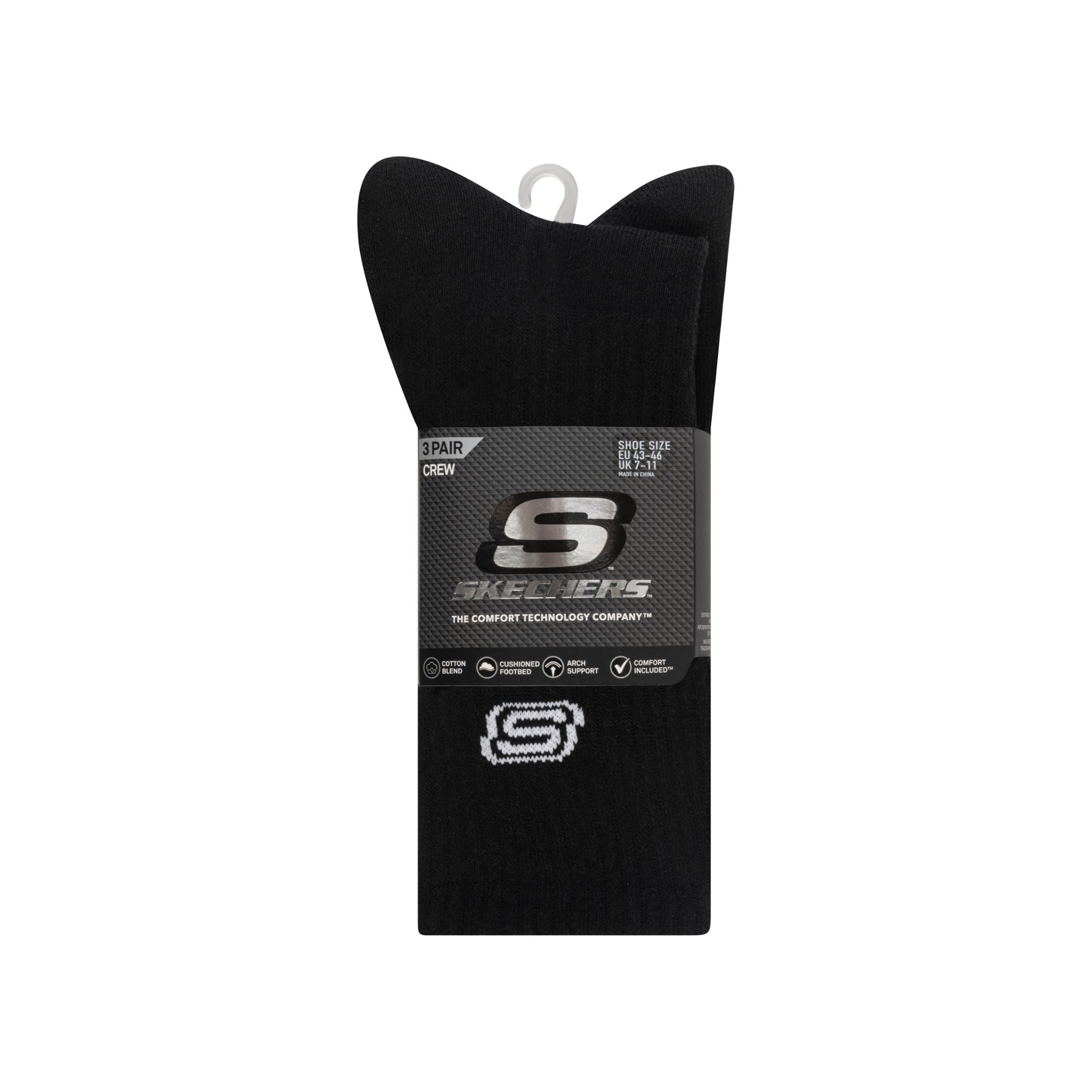 Chaussettes mi-mollet Skechers – Paquet de 3 (Hommes) - S601858