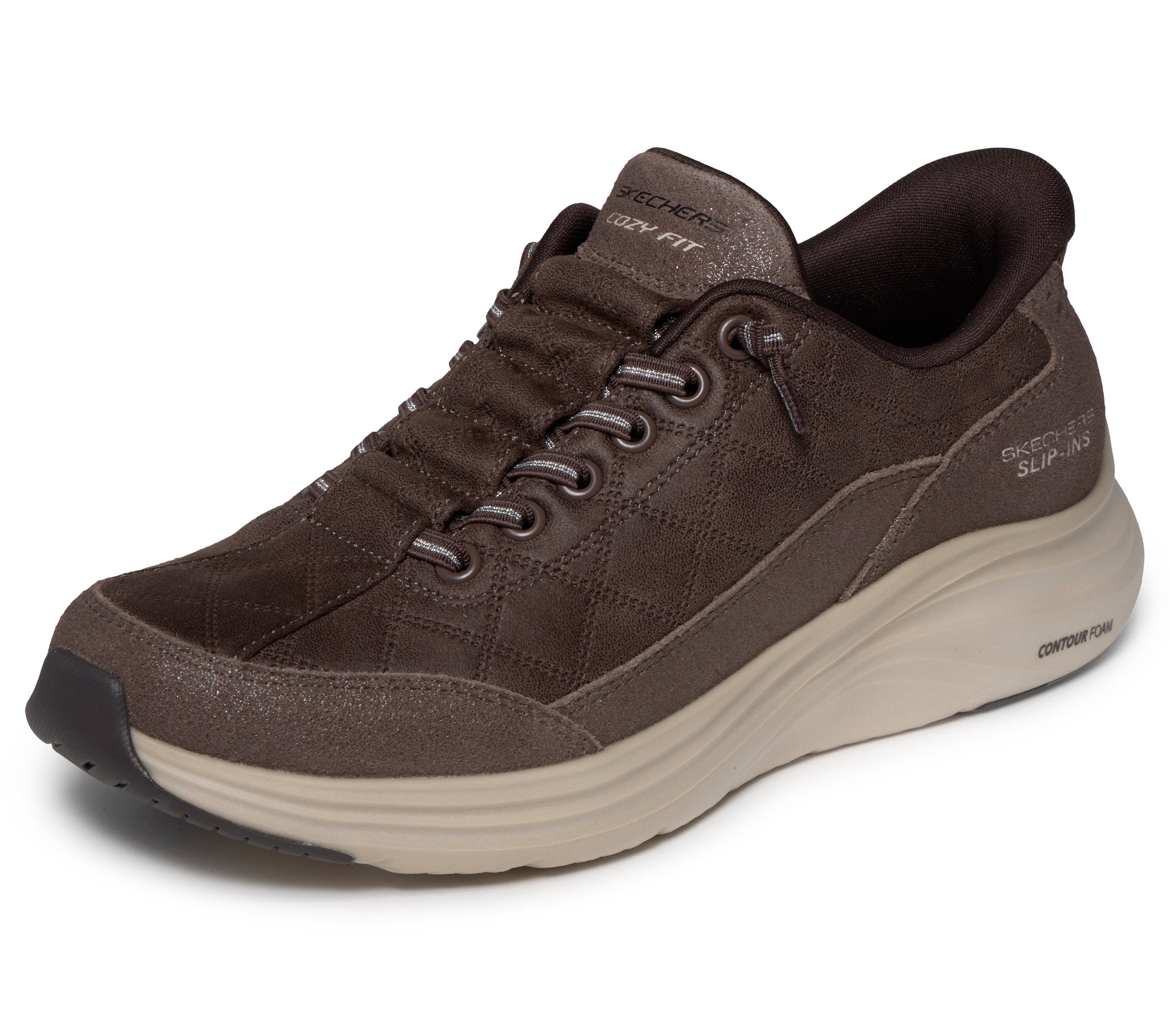 150507W - SKECHERS SLIP-INS: CONTOUR FOAM - COZY FIT NATURAL EASE