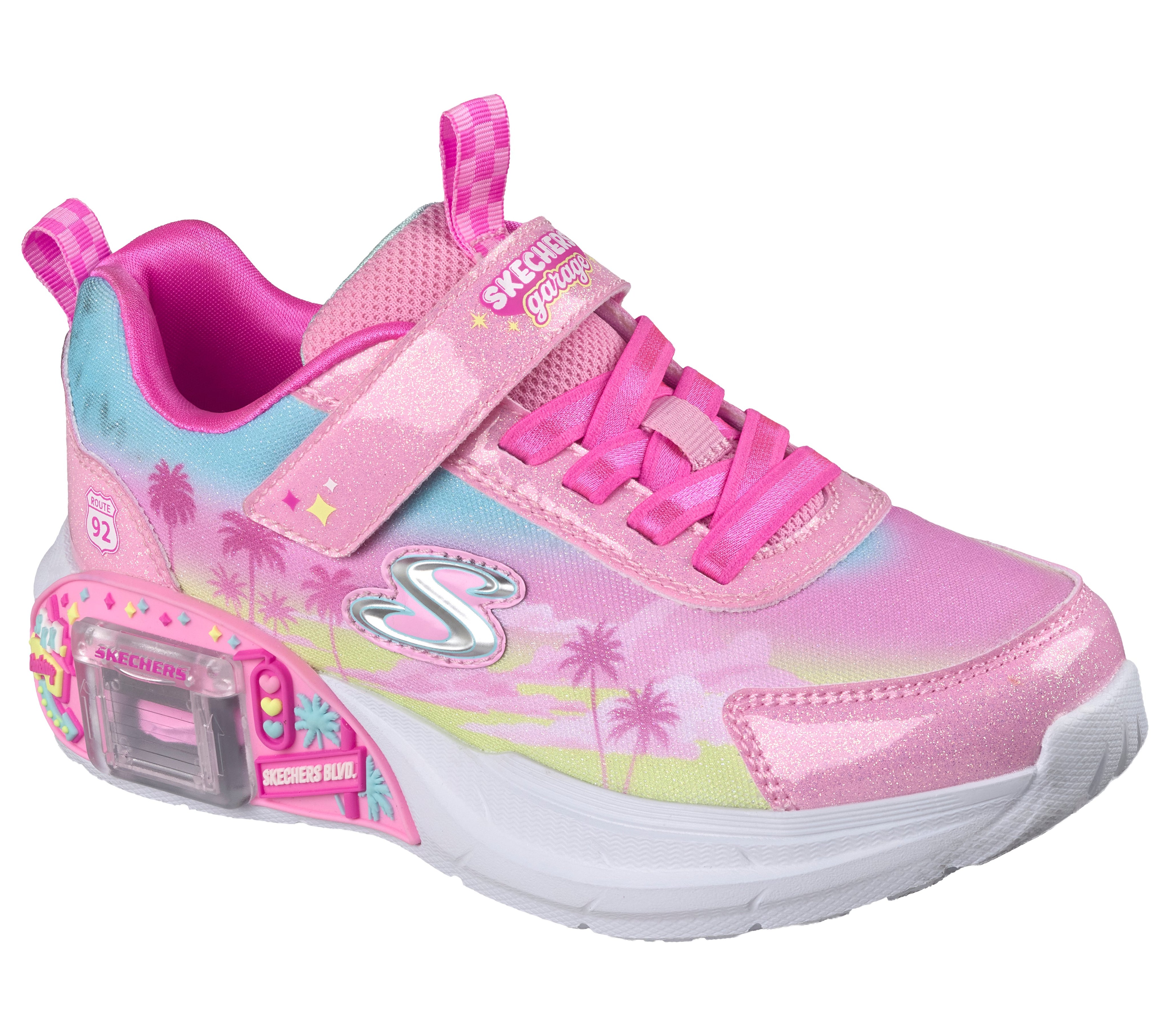 304351L - SKECHERS GARAGE - GLAM RACER (ENFANT)
