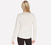 LT282 - GO DRI SWIFT STRIPE LONG SLEEVE CREW