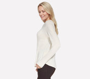 LT282 - GO DRI SWIFT STRIPE LONG SLEEVE CREW