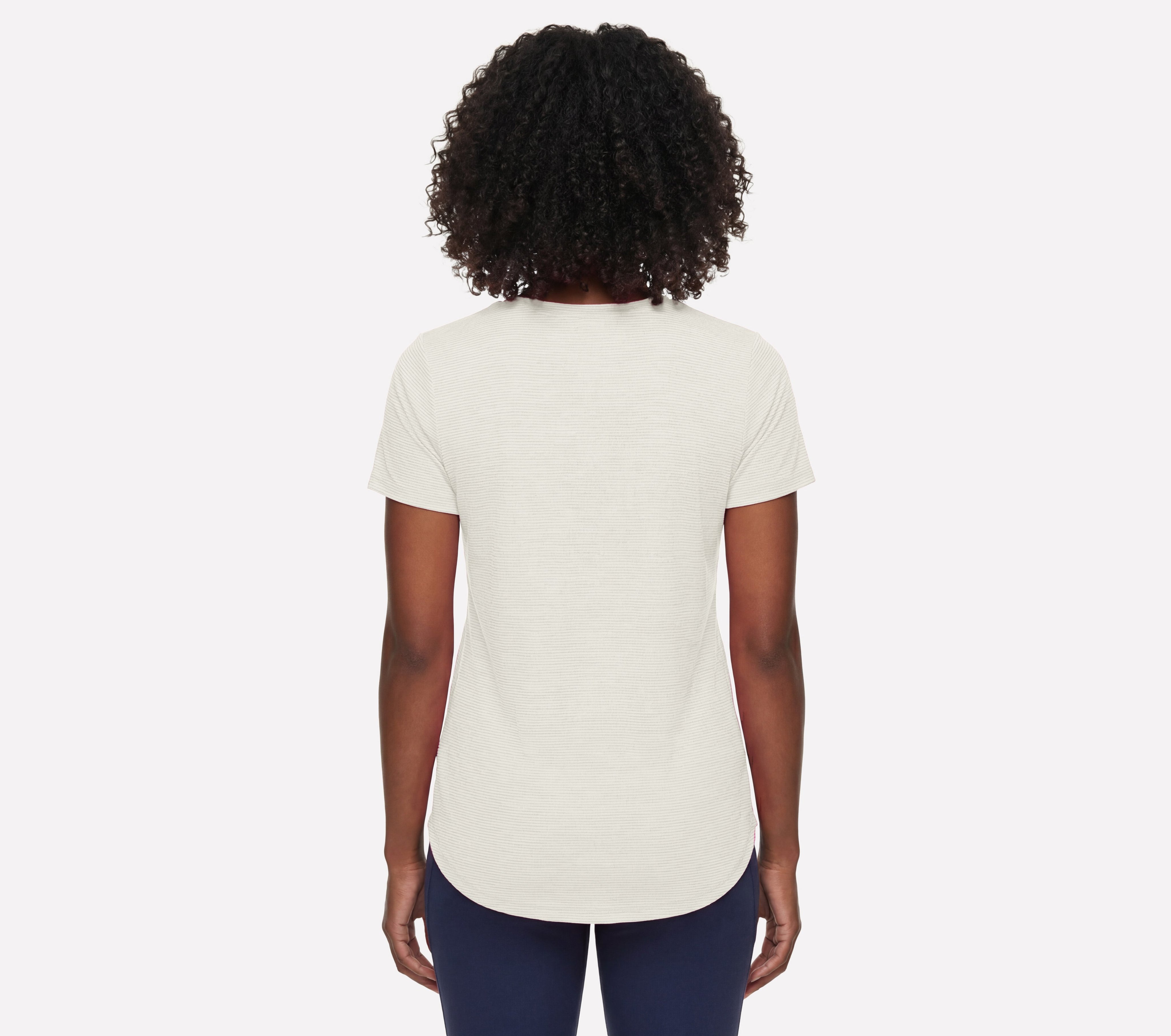 TS232 - GODRI SWIFT STRIPE TUNIC TEE